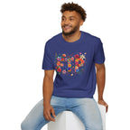 Floral 'FTP' Graphic T-Shirt