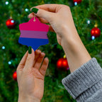 Bisexual Pride Ceramic Ornament - Celebrate Love & Diversity