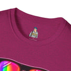 Rainbow Sunglasses Unisex t-shirt