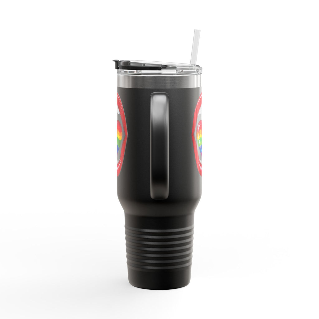 Rainbow Tongue Insulated Travel Mug - 40oz, Perfect for Pride Celebrations