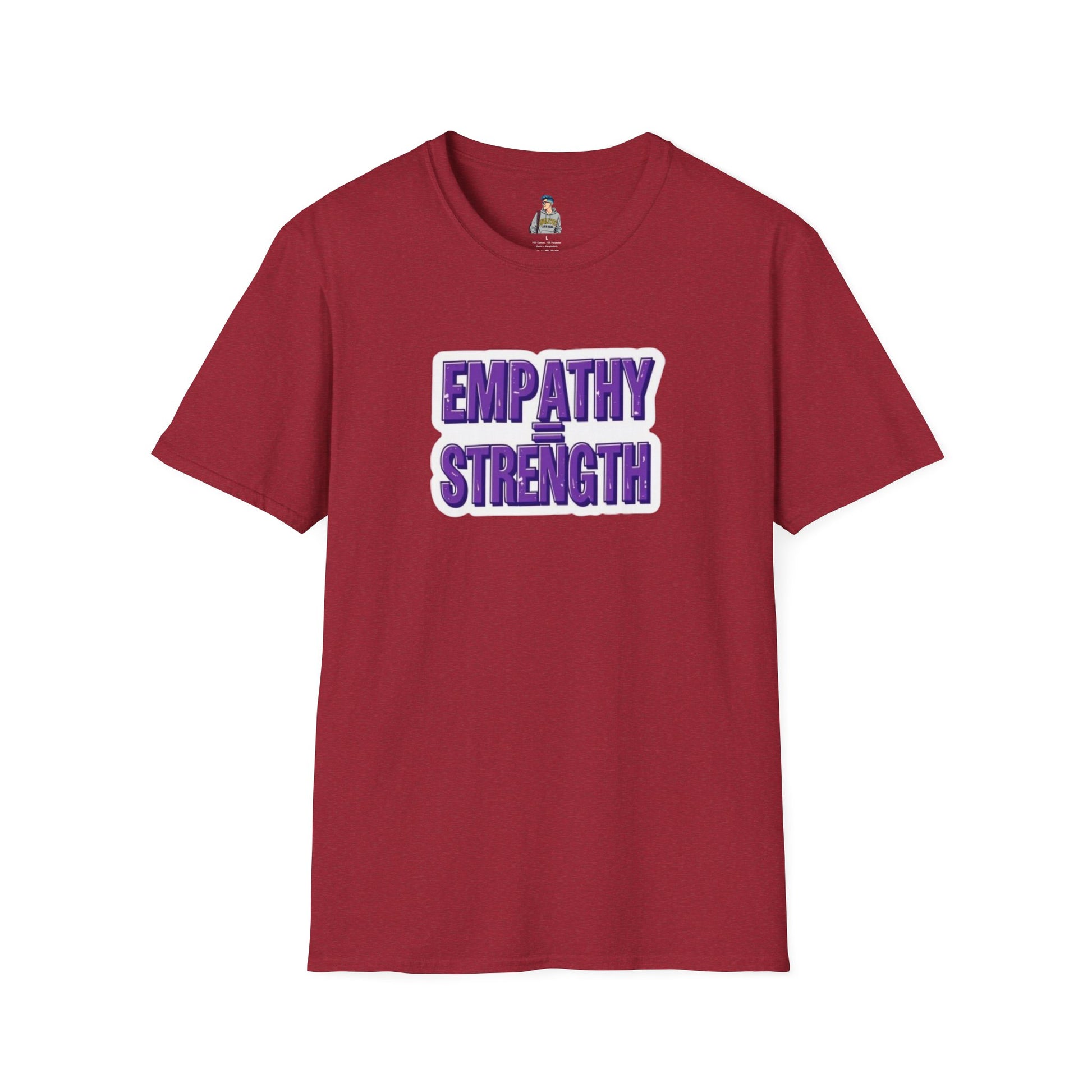 Empathy Equals Strength Unisex Softstyle T-Shirt - Inspirational Apparel for Everyday Comfort