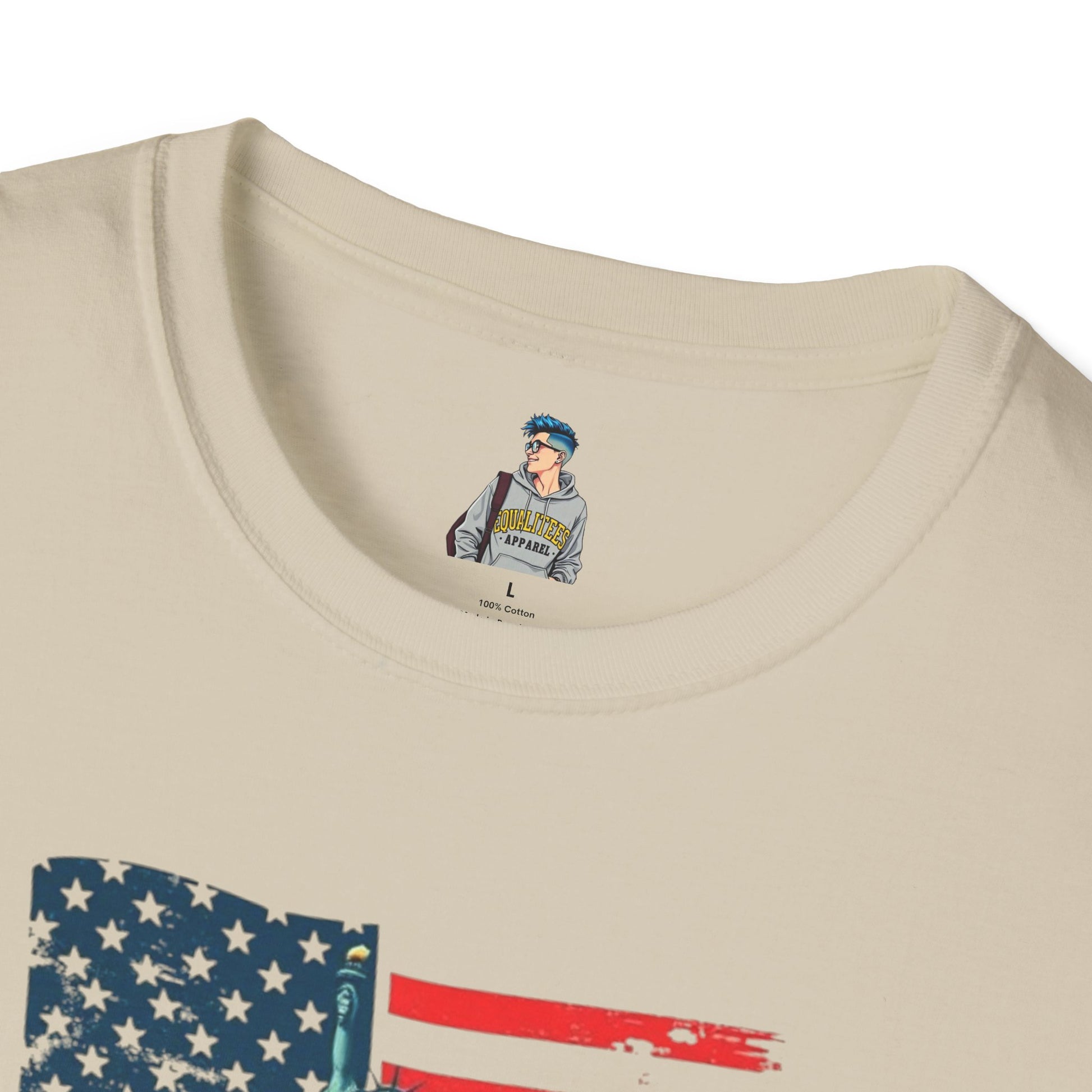 Unisex Softstyle T-Shirt - "Immigrants Make America Great" - Celebrate Diversity & Freedom
