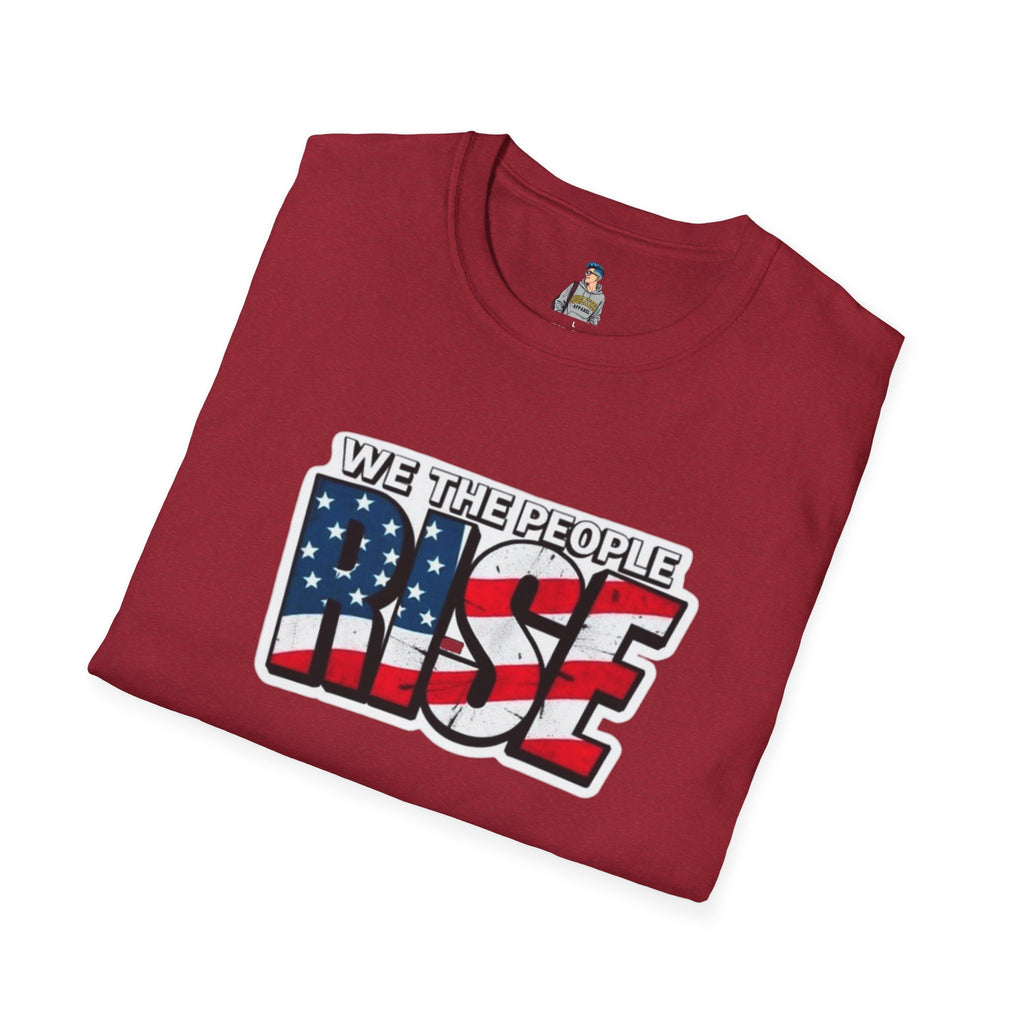 Patriotic Unisex T-Shirt - 'We The People Rise'