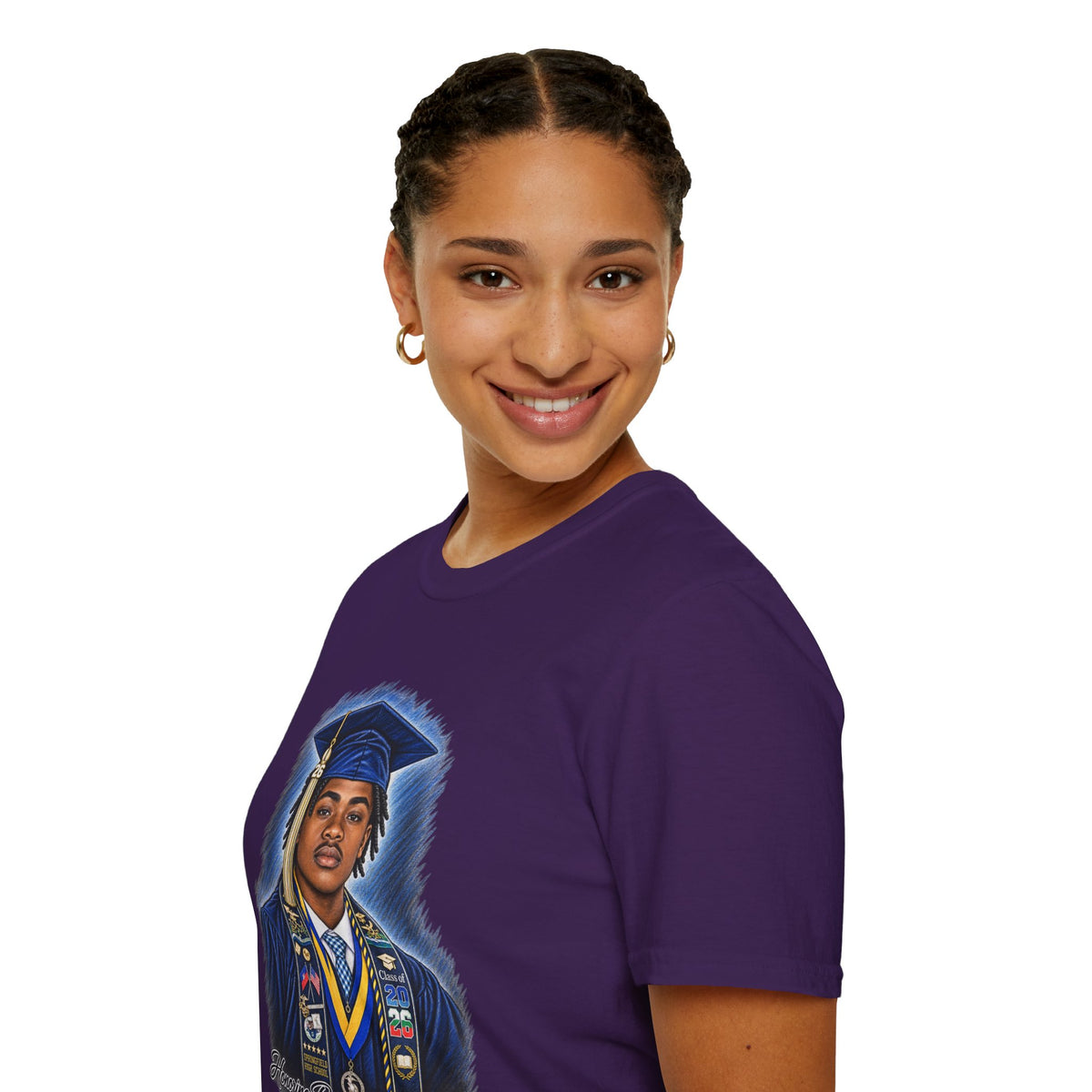 Portrait Front and Back - In Memory of Pierre Damas Bel T-Shirt