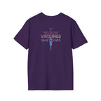 Unisex Softstyle T-Shirt - "Get Poked - Vaccines Save Lives" Statement Tee