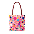 Dots and Drips over Pink Design - Tote Bag