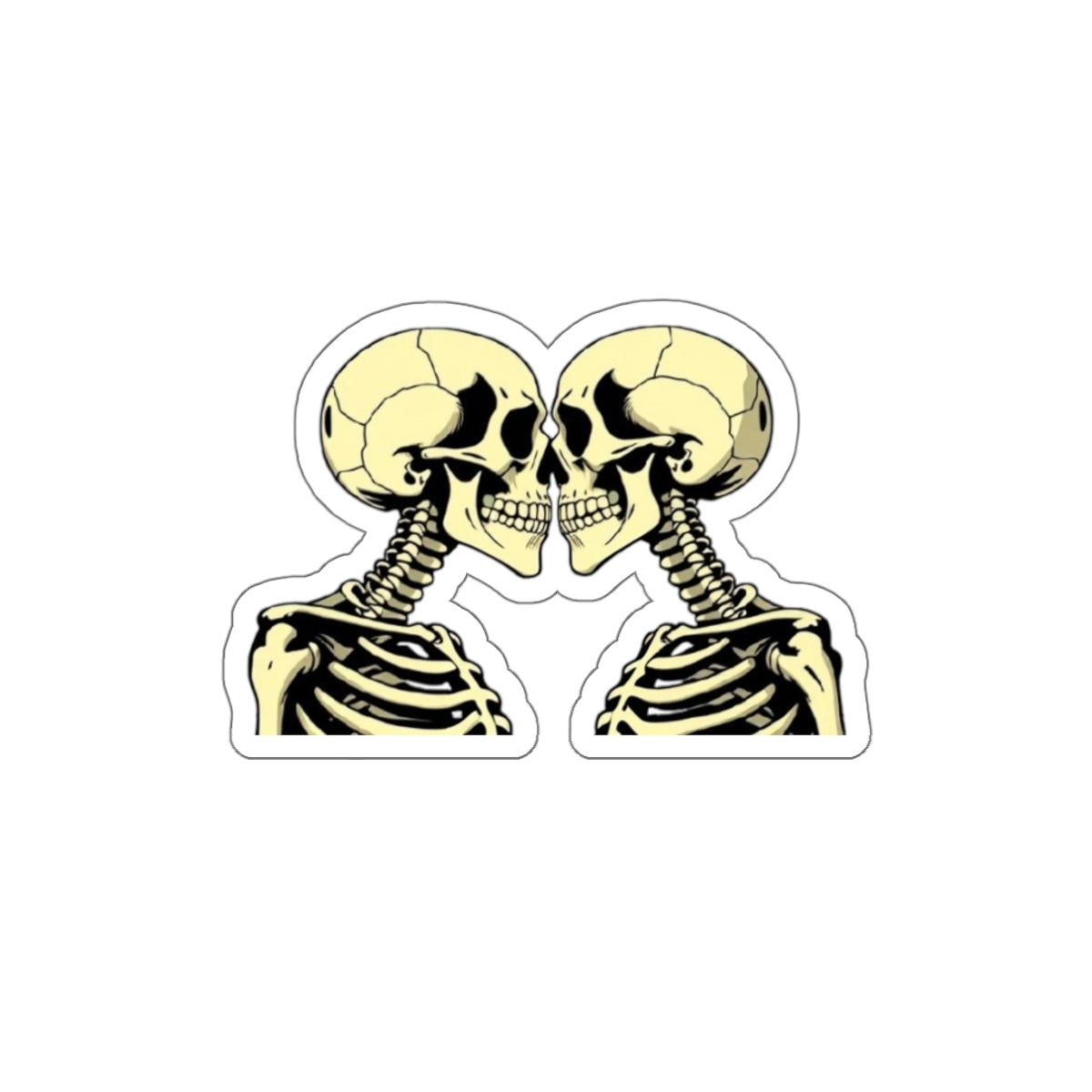 Die-Cut Stickers - Love is Love Skeletons