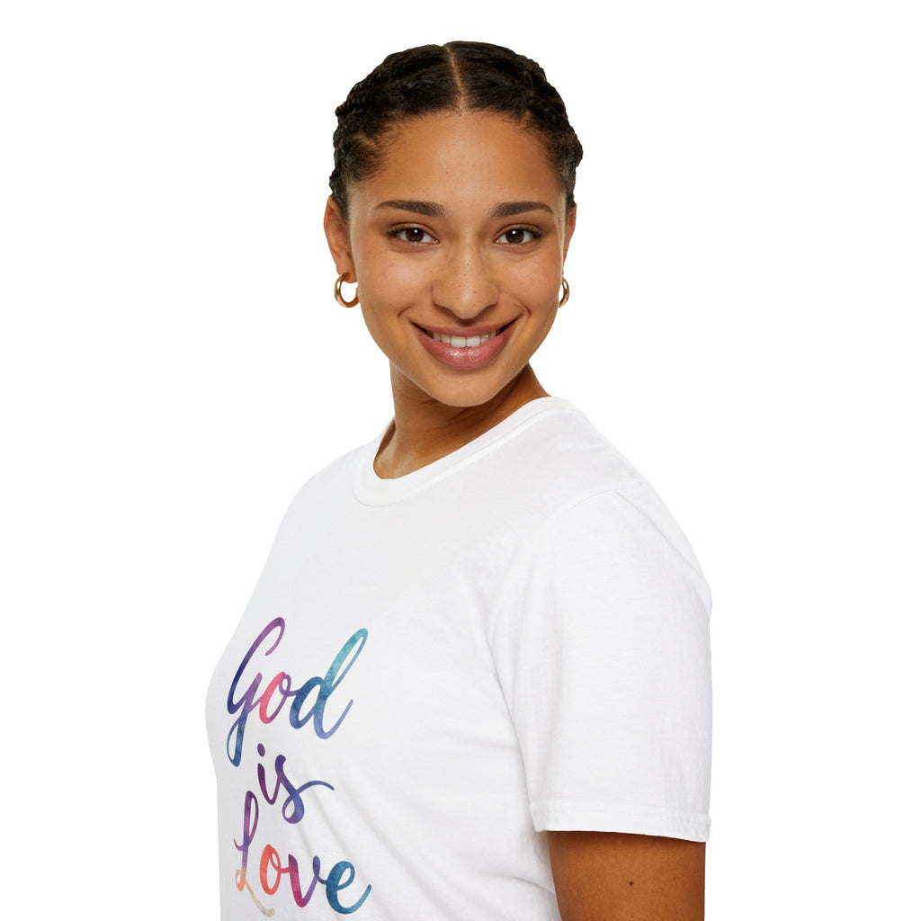God Is Love T-Shirt — Colorful Tee
