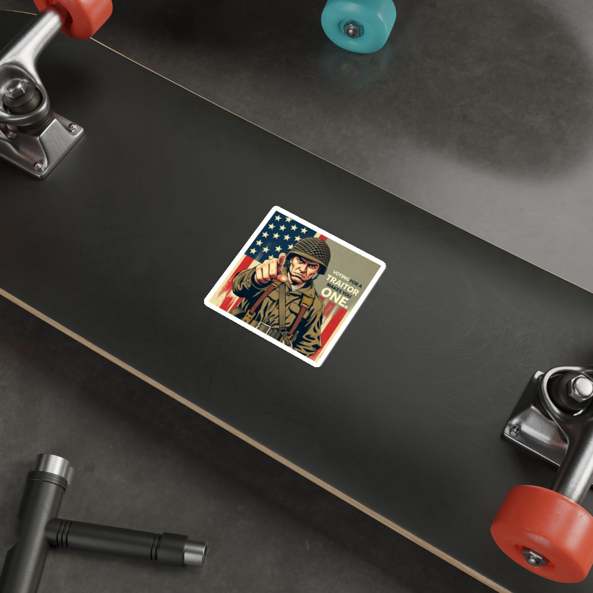 Die-Cut Stickers -  Voting for a Traitor Makes You One