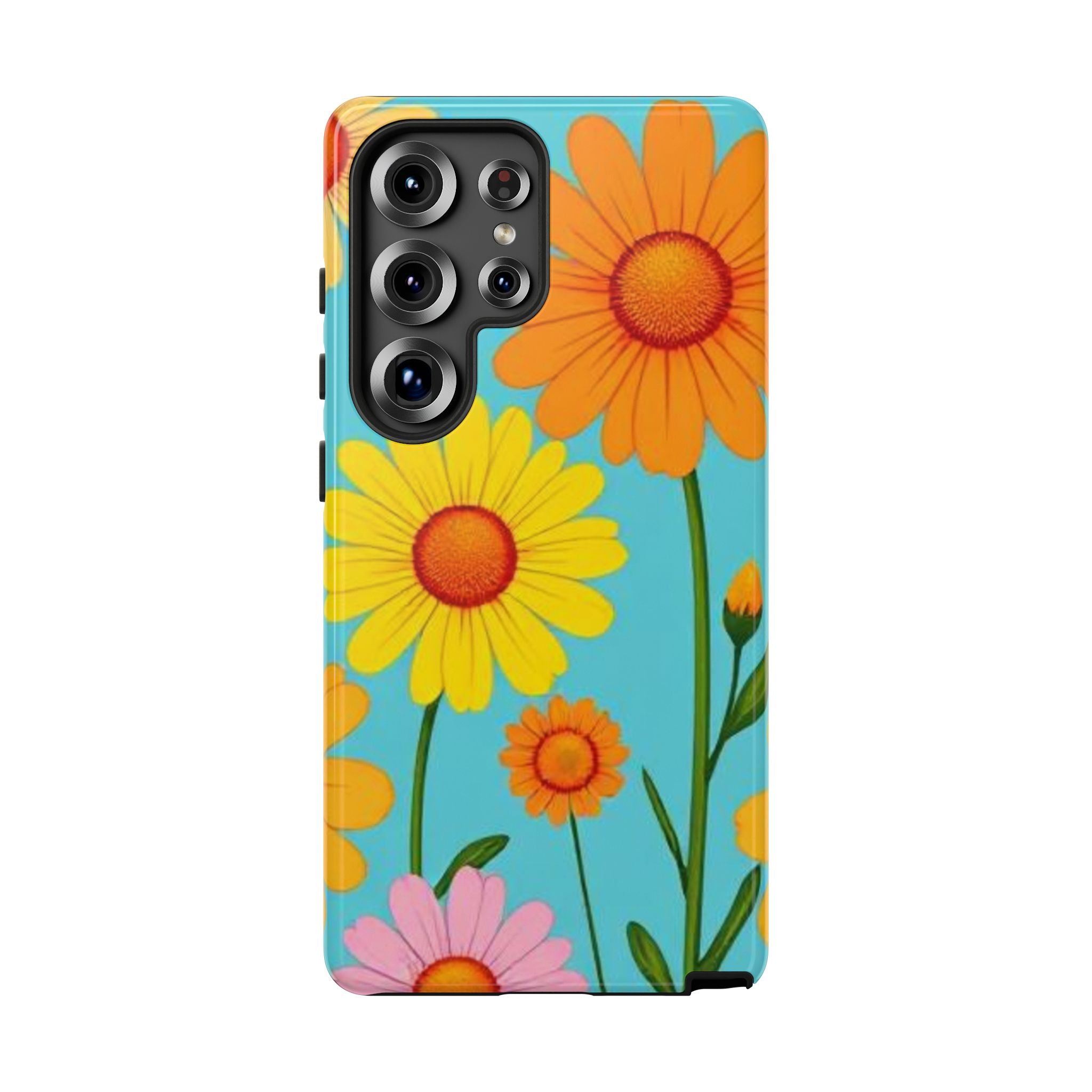 Floral Daisy Tough Case for Android