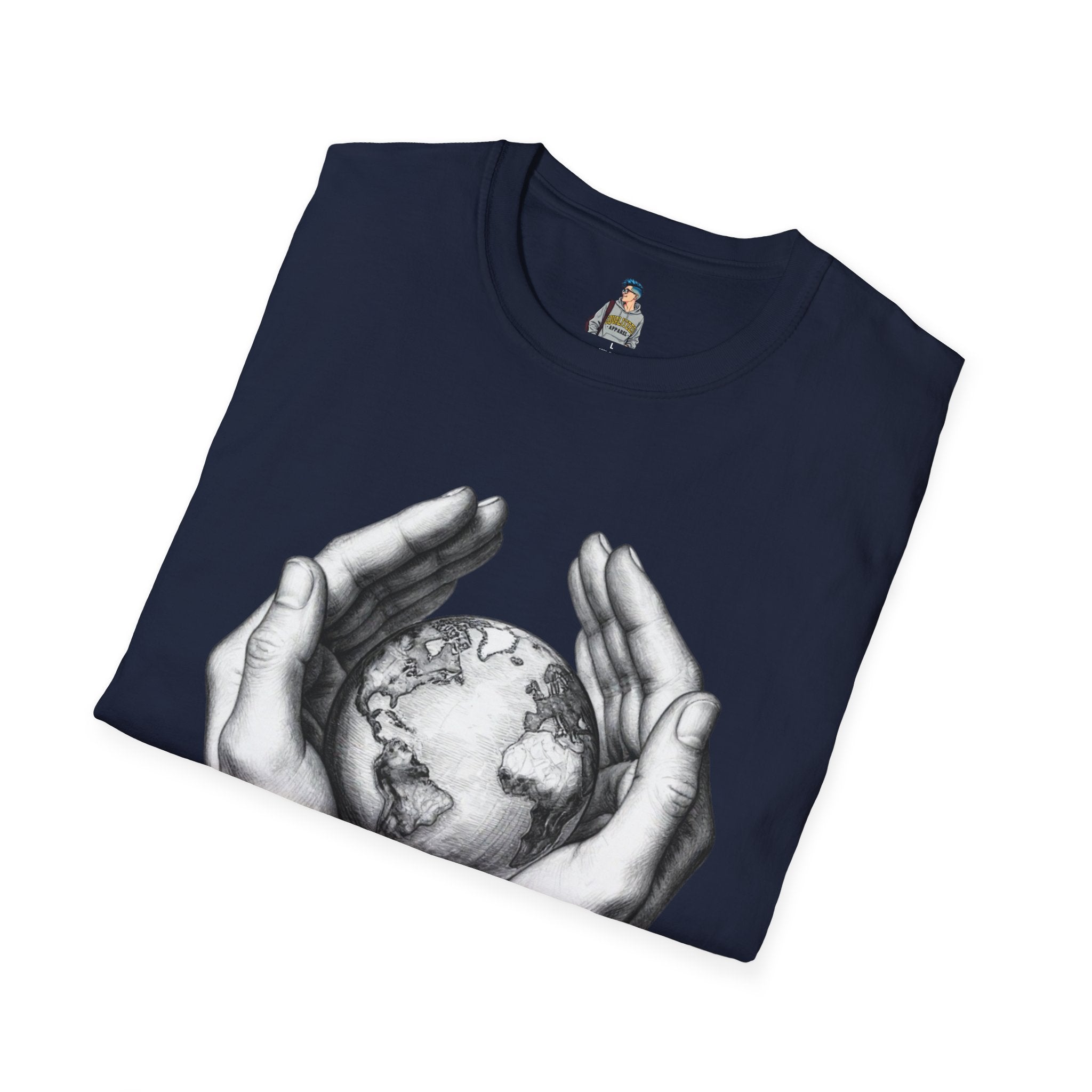 Earth in Your Hands T-Shirt — Protect the Planet Graphic Tee