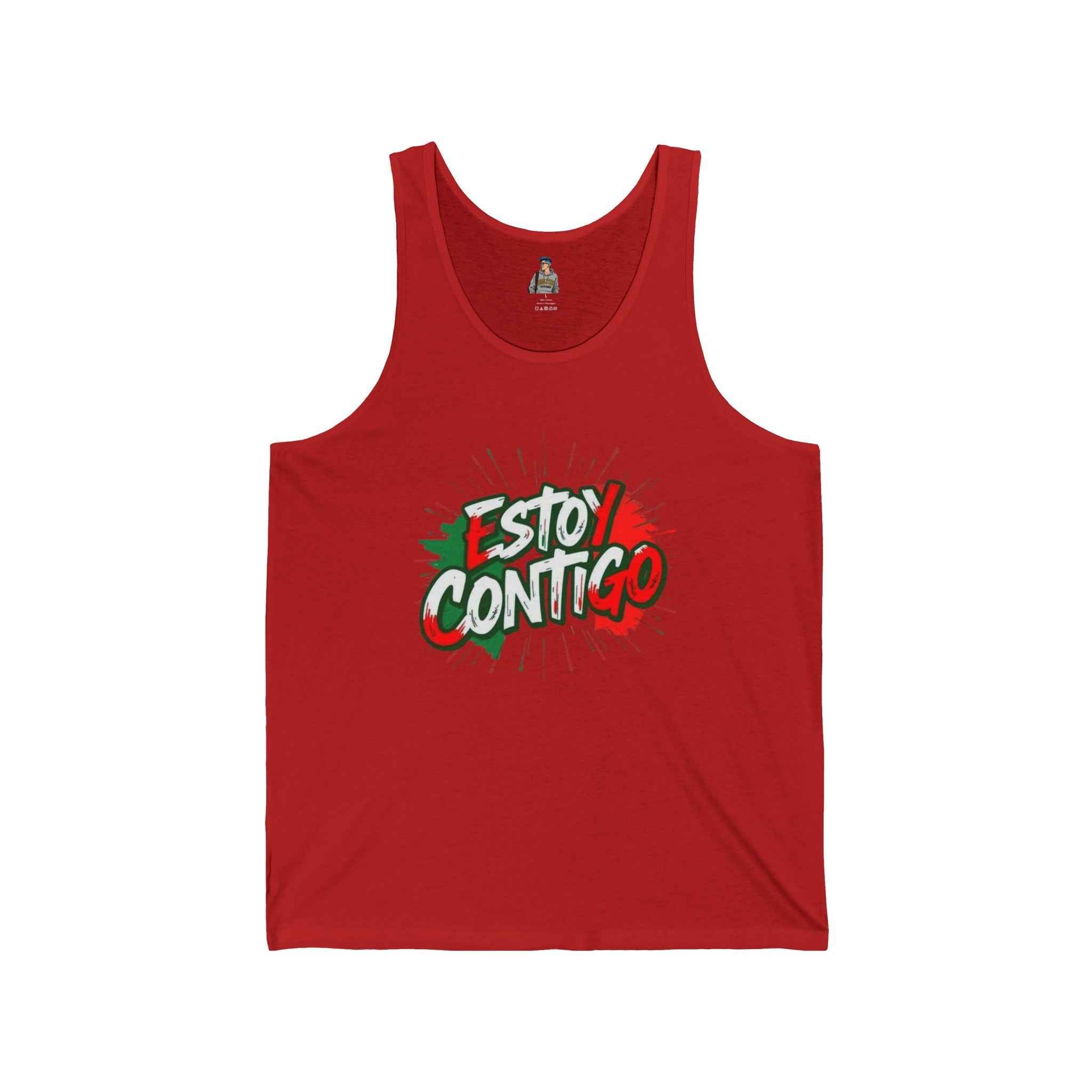 Immigrants Make America Great Tank — 'Estoy Contigo' Latino Pride Graphic Tank Top