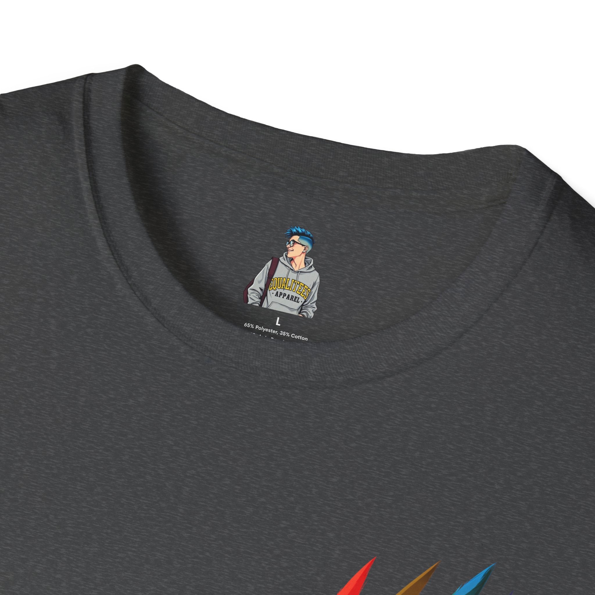Rainbow Scratch Unisex Softstyle T-Shirt - Casual Comfort for All Occasions