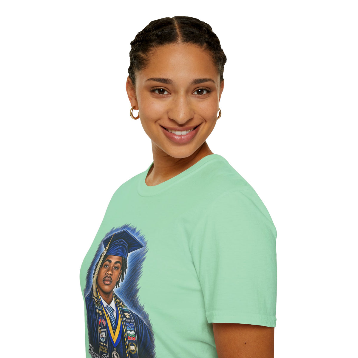 Portrait Front and Back - In Memory of Pierre Damas Bel T-Shirt