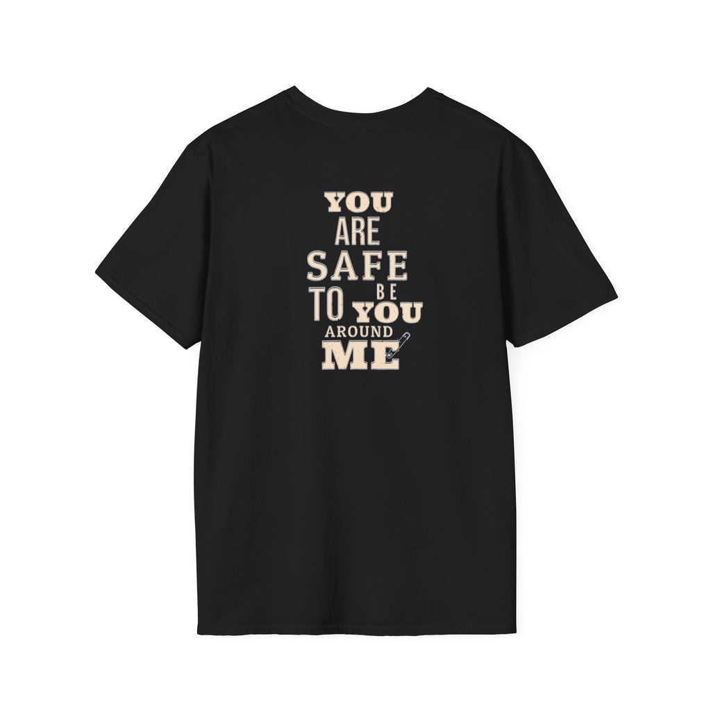 Safety Pin Know That You Are Loved Inspirational Tee Unisex Softstyle T-Shirt