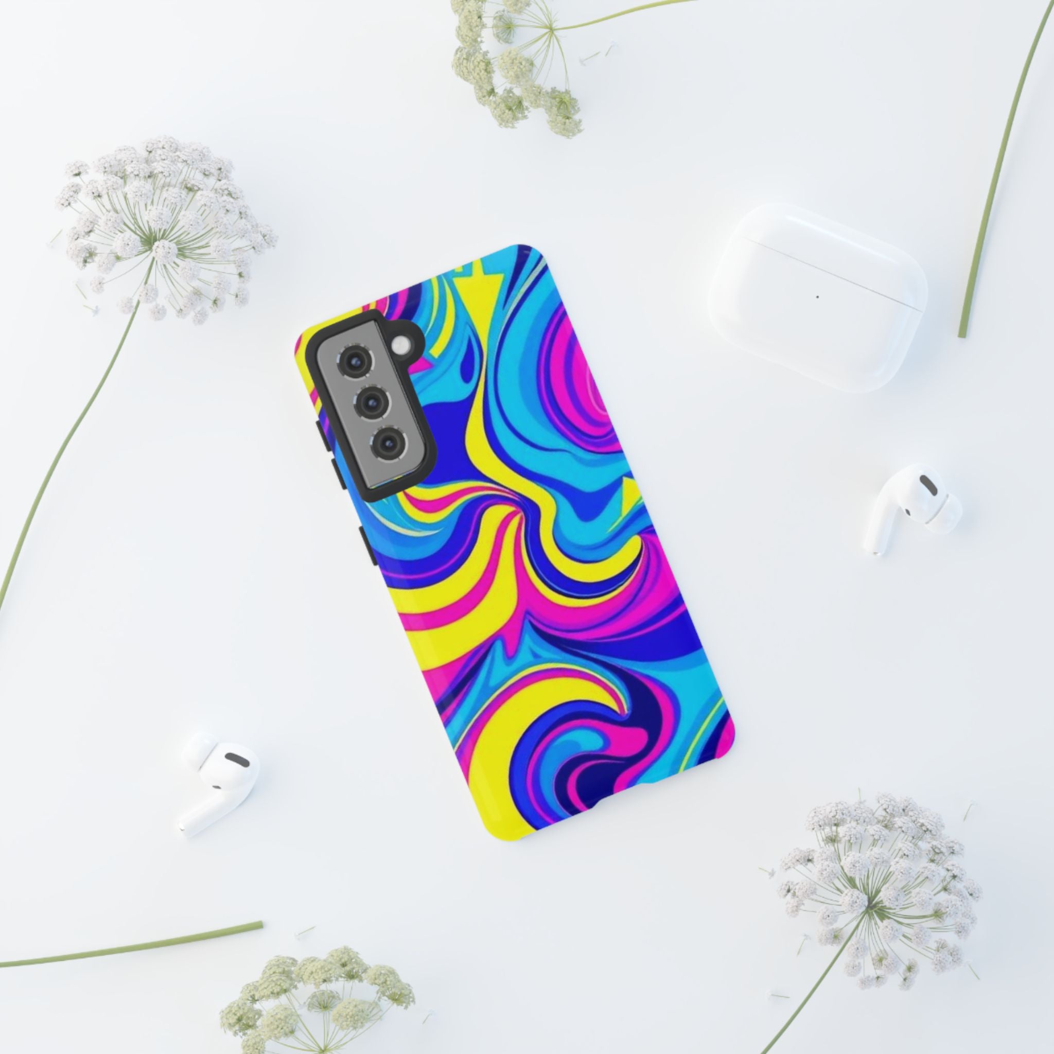 Psychedelic Swirl Tough Case for Android