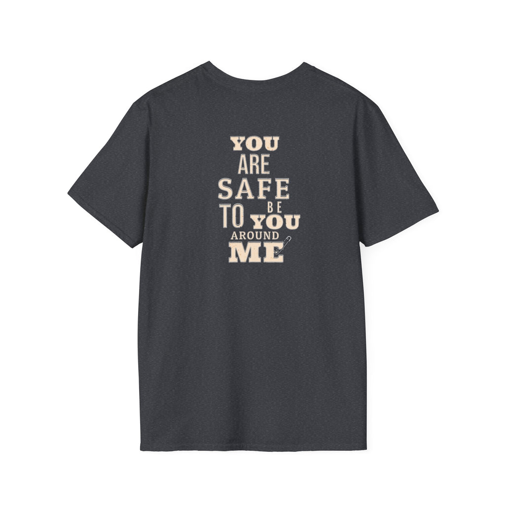 Safety Pin Know That You Are Loved Inspirational Tee Unisex Softstyle T-Shirt