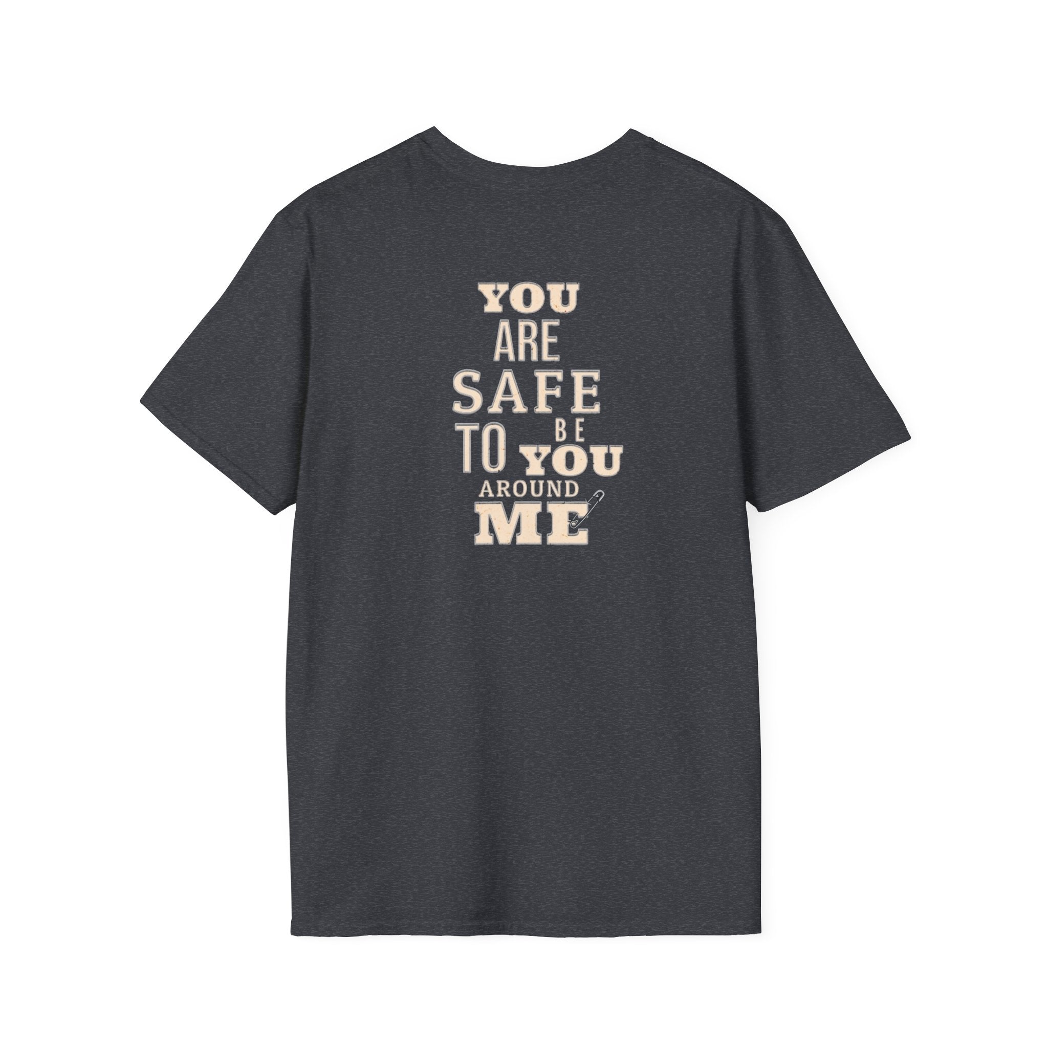 Safety Pin Know That You Are Loved Inspirational Tee Unisex Softstyle T-Shirt