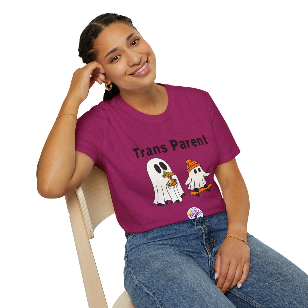 Trans Parent 5 Halloween Pride Tree Las Vegas T-Shirt