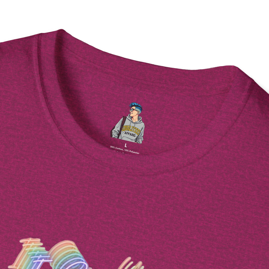 I See You Unisex Softstyle T-Shirt - Colorful Wave Design for LGBTQ+ Visibility