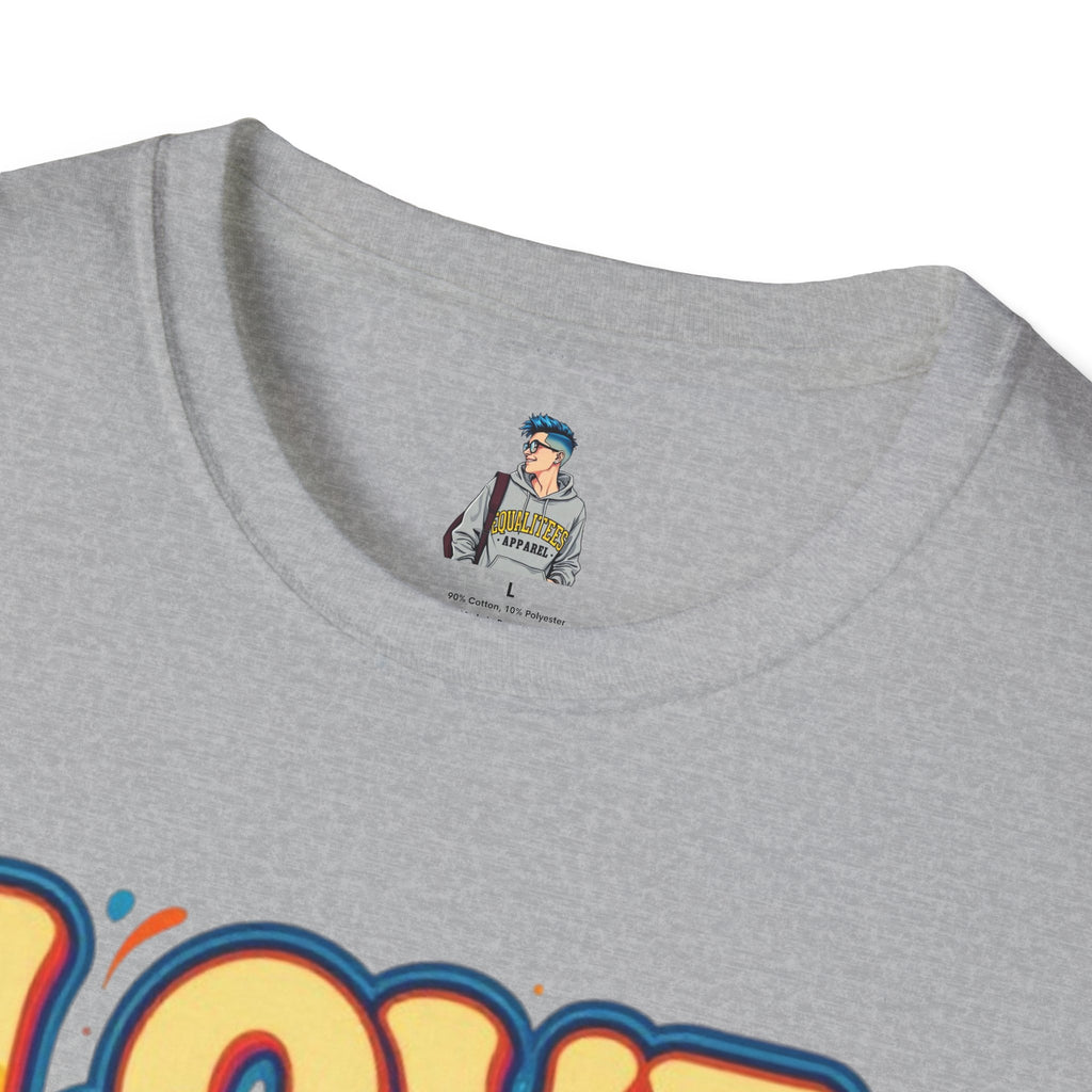 T-Shirt — "Love & Let Love" Retro Rainbow Peace Tee