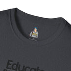 Teacher Advocate T-Shirt - Subtle Pride Educate Advocate Celebrate Design - EqualiTees.Me