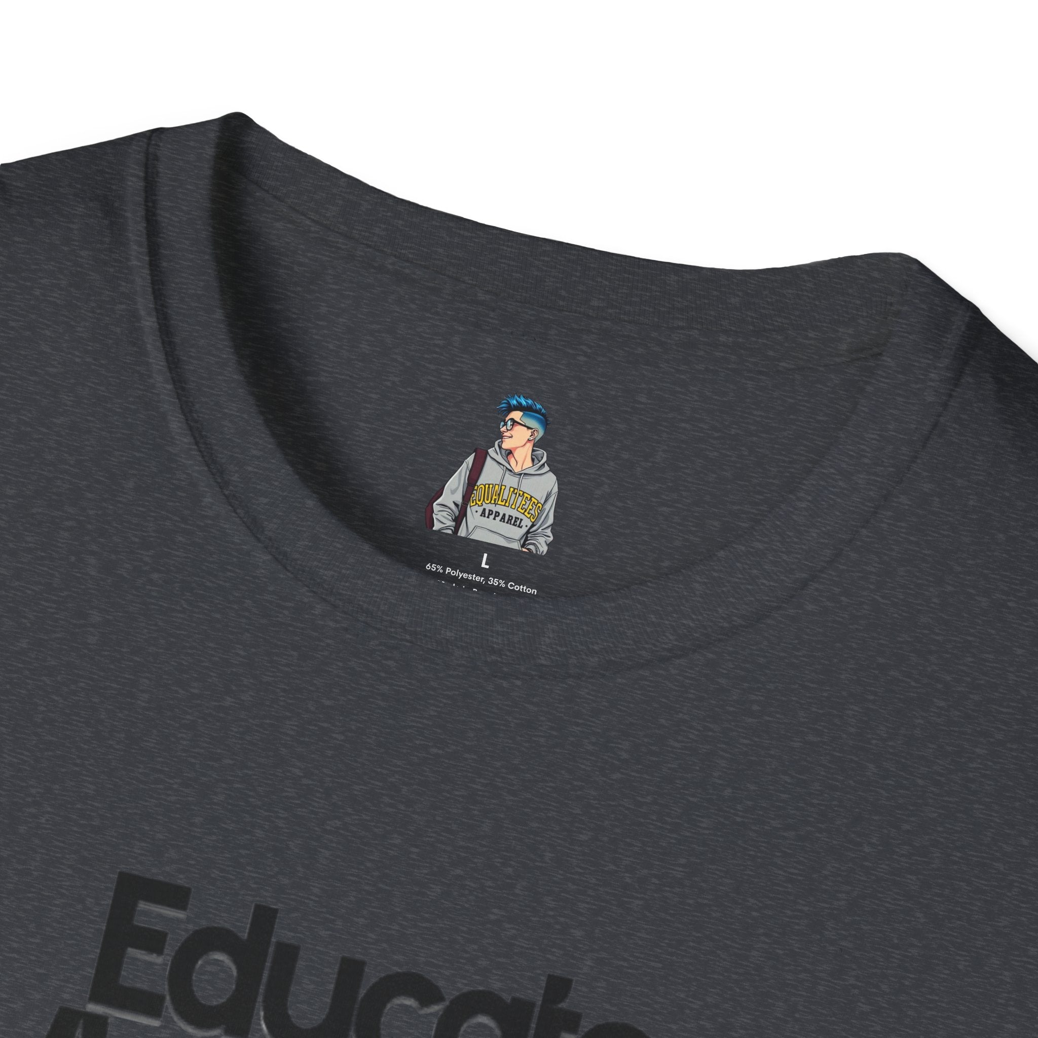 Teacher Advocate T-Shirt - Subtle Pride Educate Advocate Celebrate Design - EqualiTees.Me