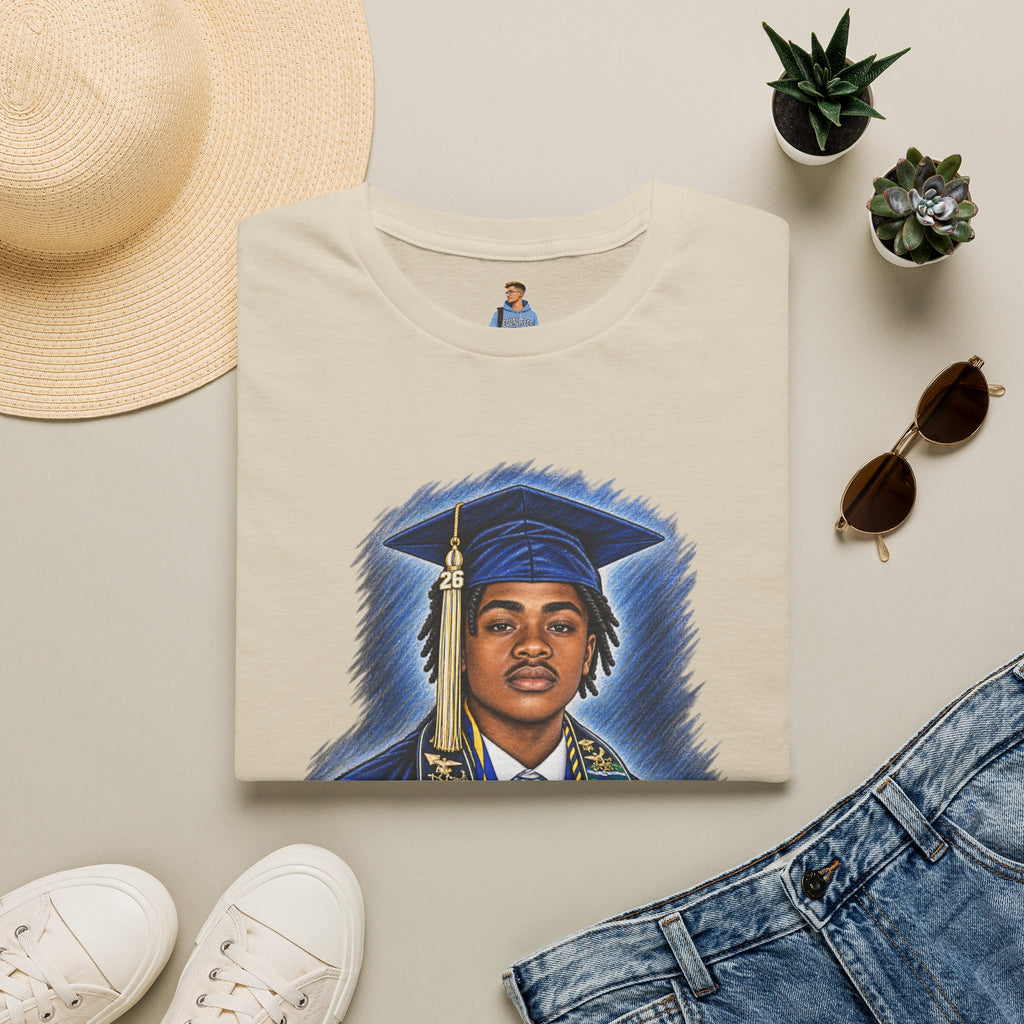 Portrait Front and Back - In Memory of Pierre Damas Bel T-Shirt