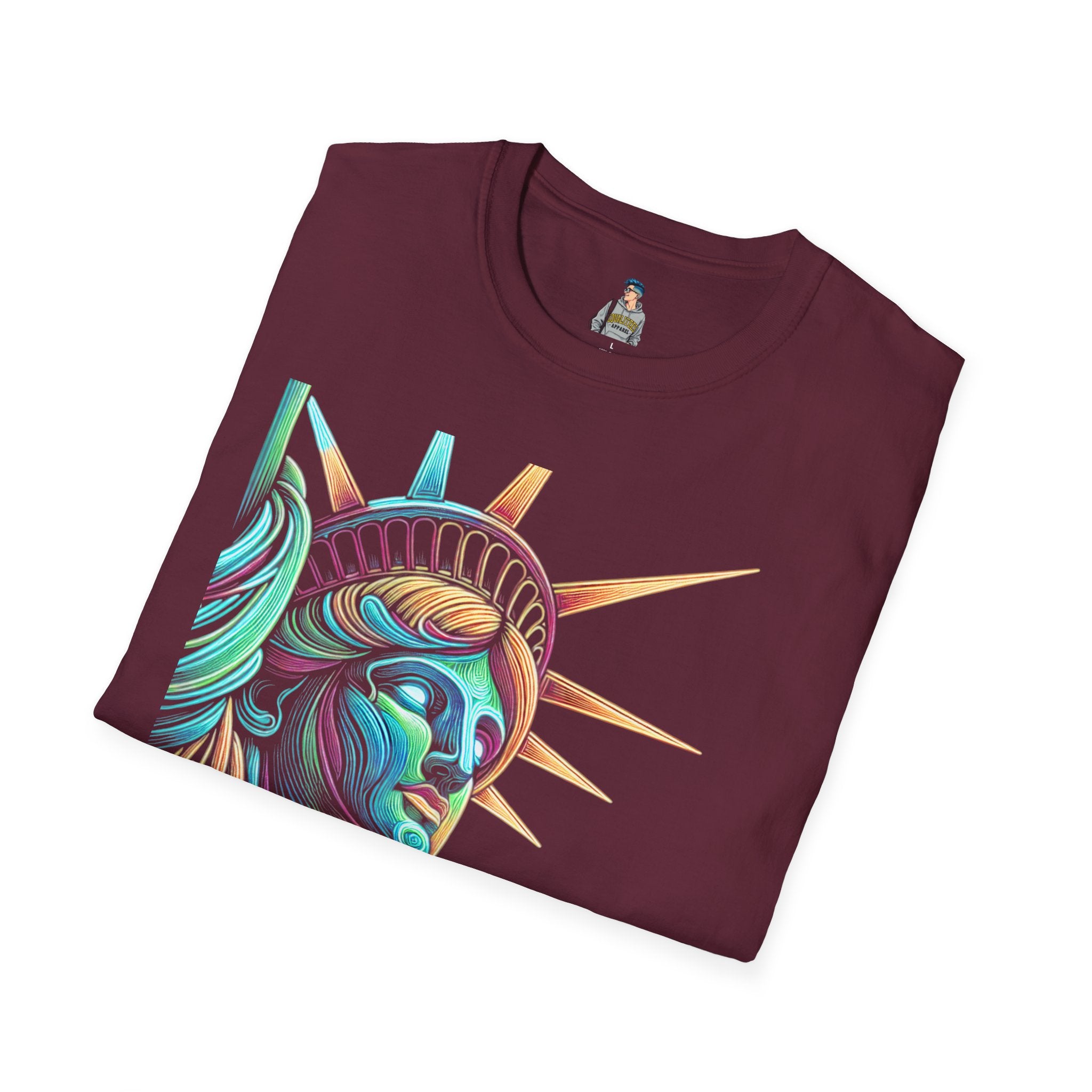 Lady Liberty - Softstyle Unisex T-Shirt