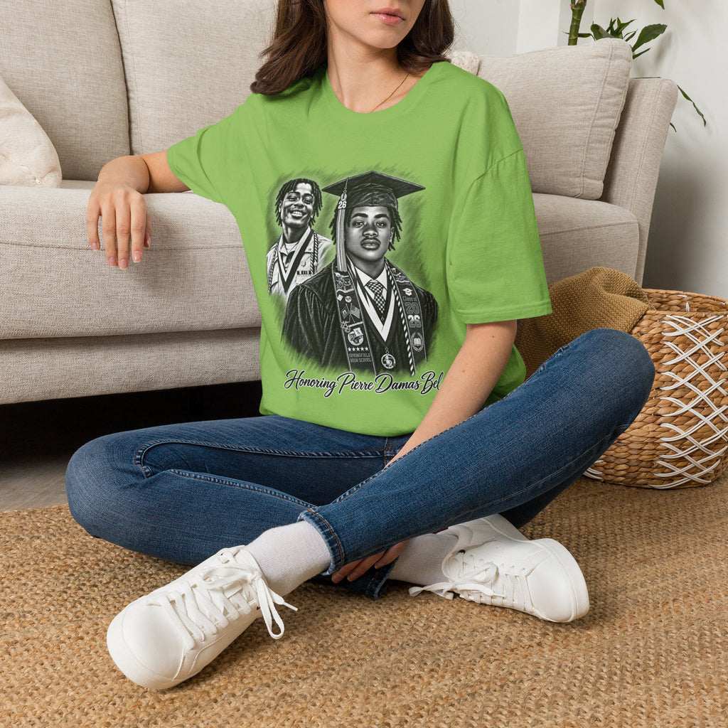 Double Portrait Front - In Memory of Pierre Damas Bel T-Shirt
