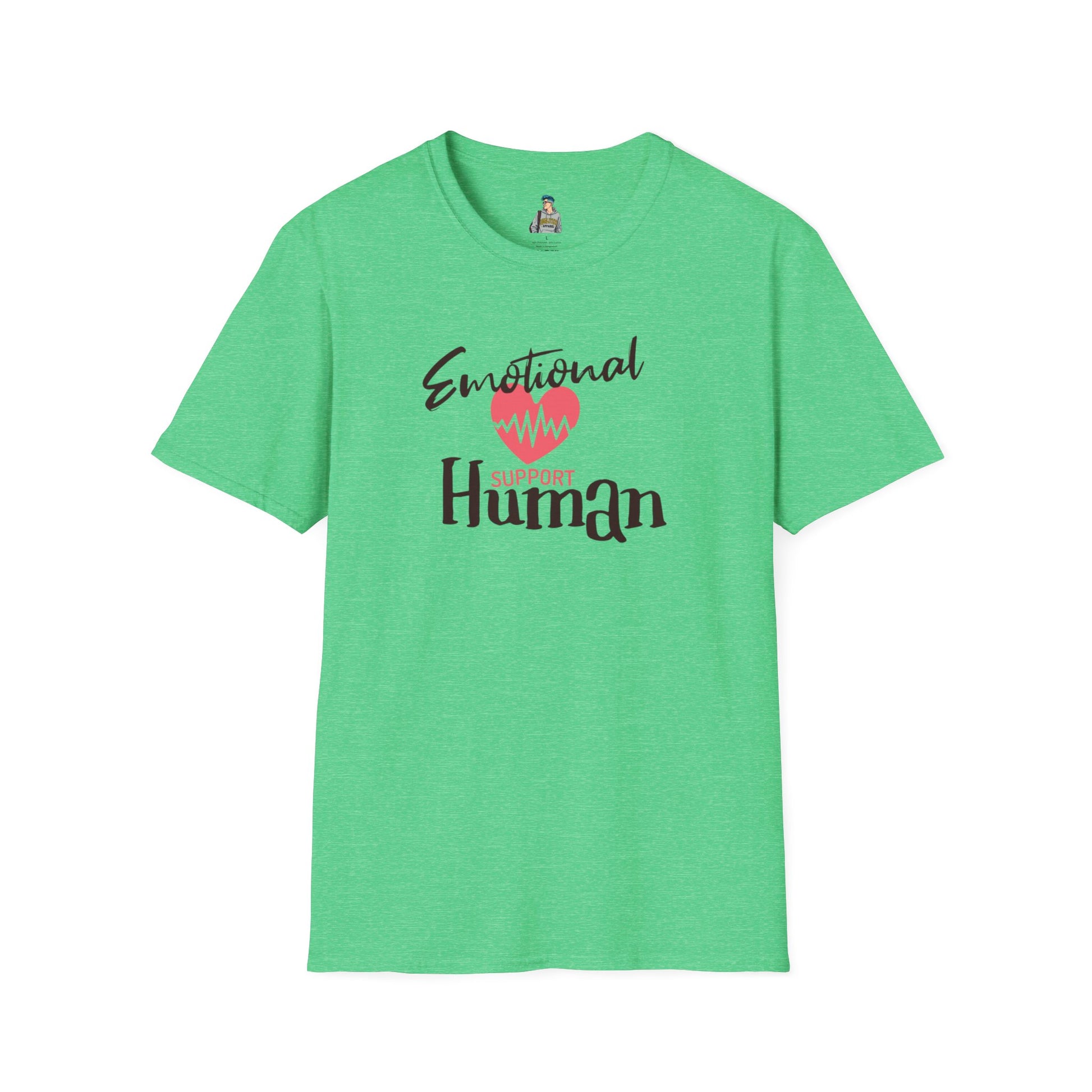 Emotional Support Human Unisex Softstyle T-Shirt