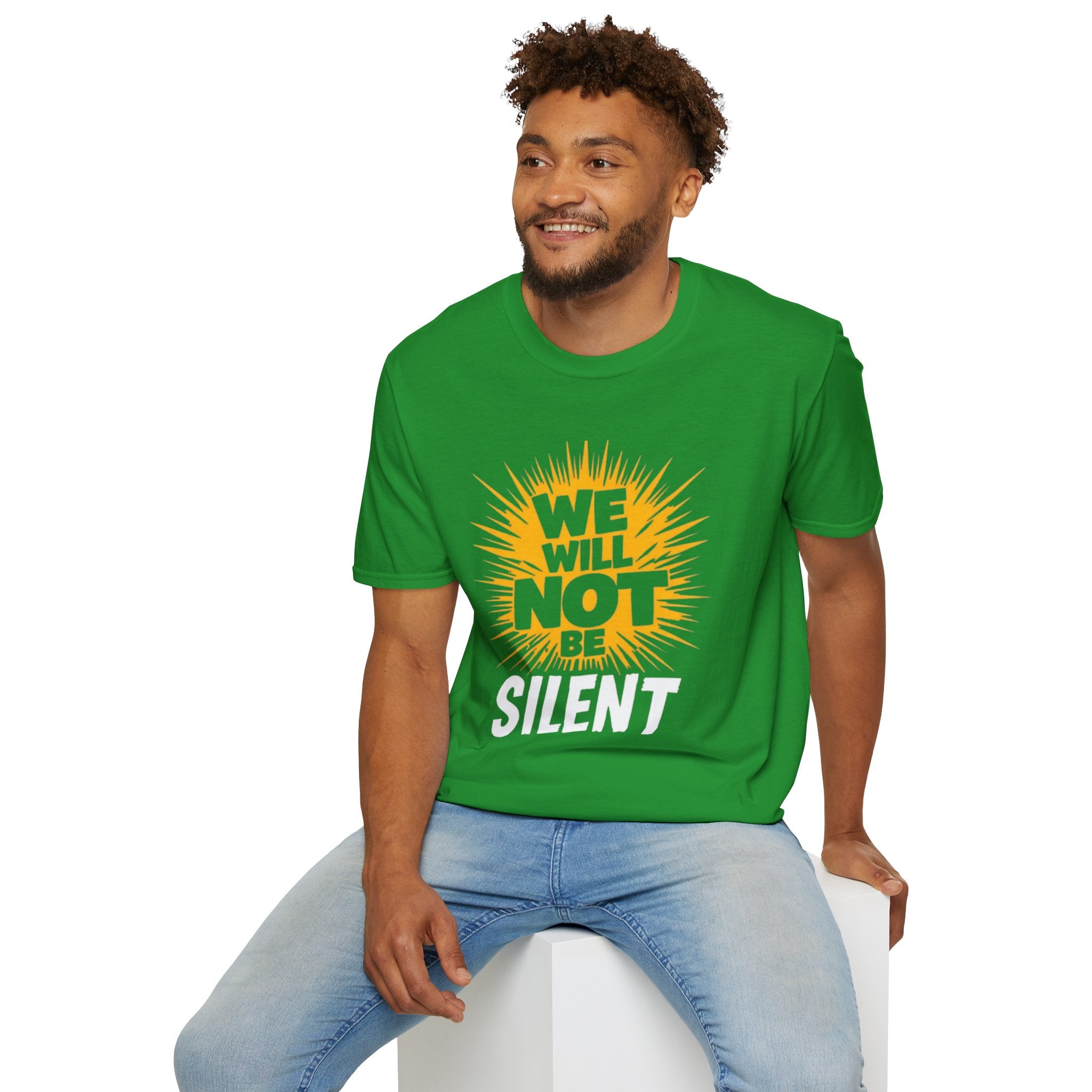 Empowerment Graphic Tee - We Will Not Be Silent | Unisex Softstyle T-Shirt