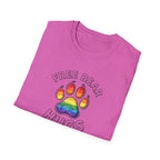 Free Bear Hugs Rainbow Paw T-Shirt