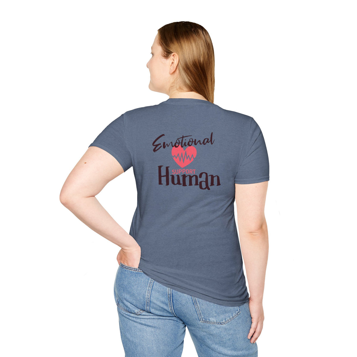 Emotional Support Human Free Hugs Unisex Softstyle T-Shirt