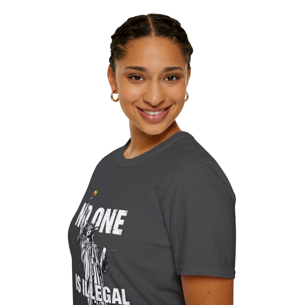 No One Is Illegal Graphic T-shirt
