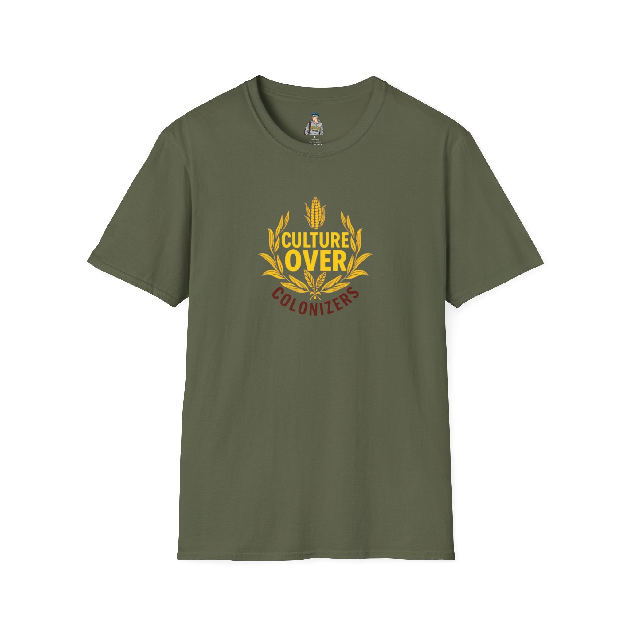 'Culture Over Colonizers' Unisex Softstyle T-shirt