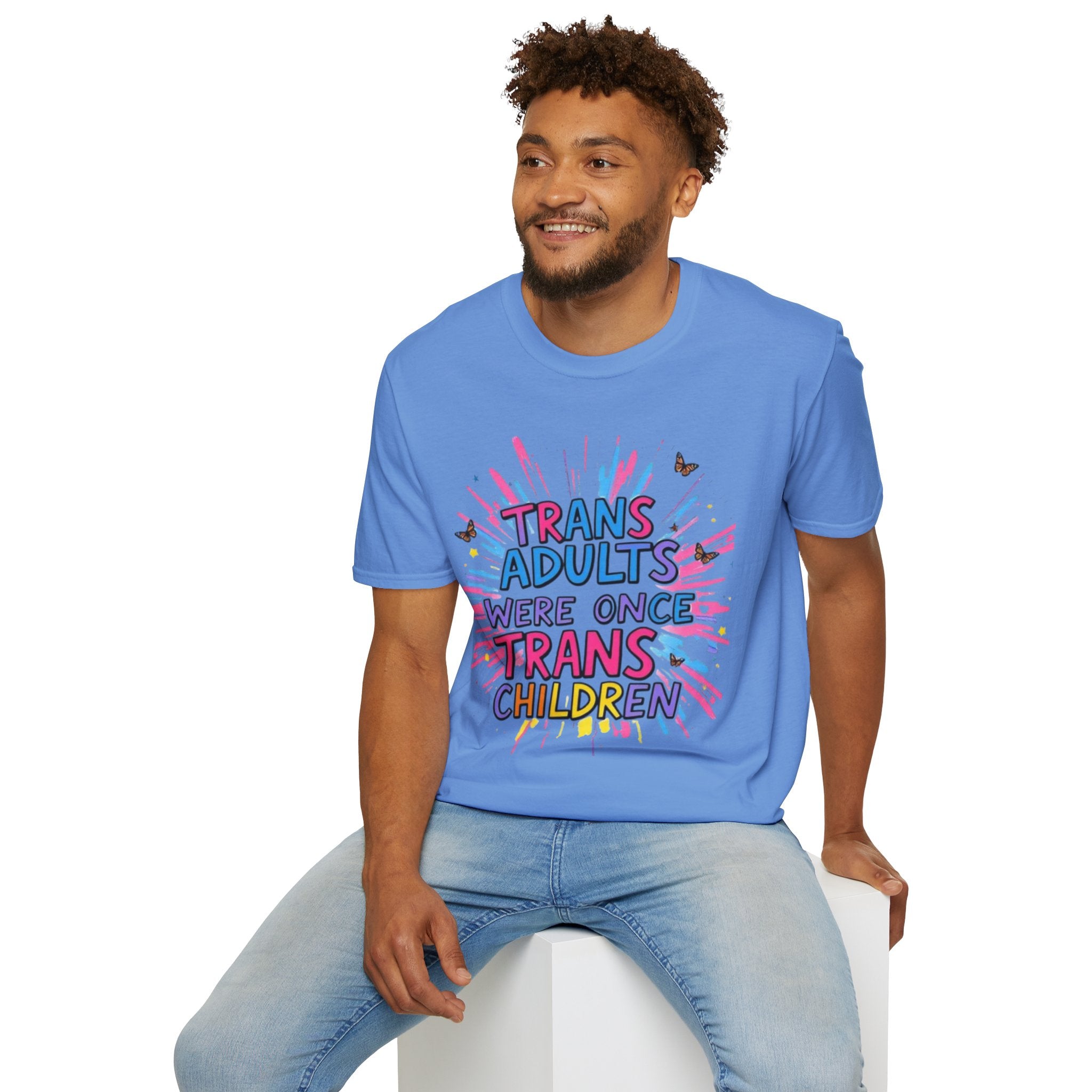 Trans Awareness Unisex T-Shirt, LGBTQ+ Pride Shirt, Gift for Allies, Feminist Apparel, Support Trans Rights