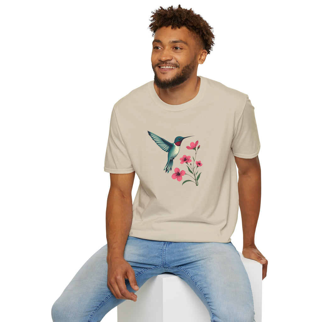 Floral Hummingbird T-Shirt