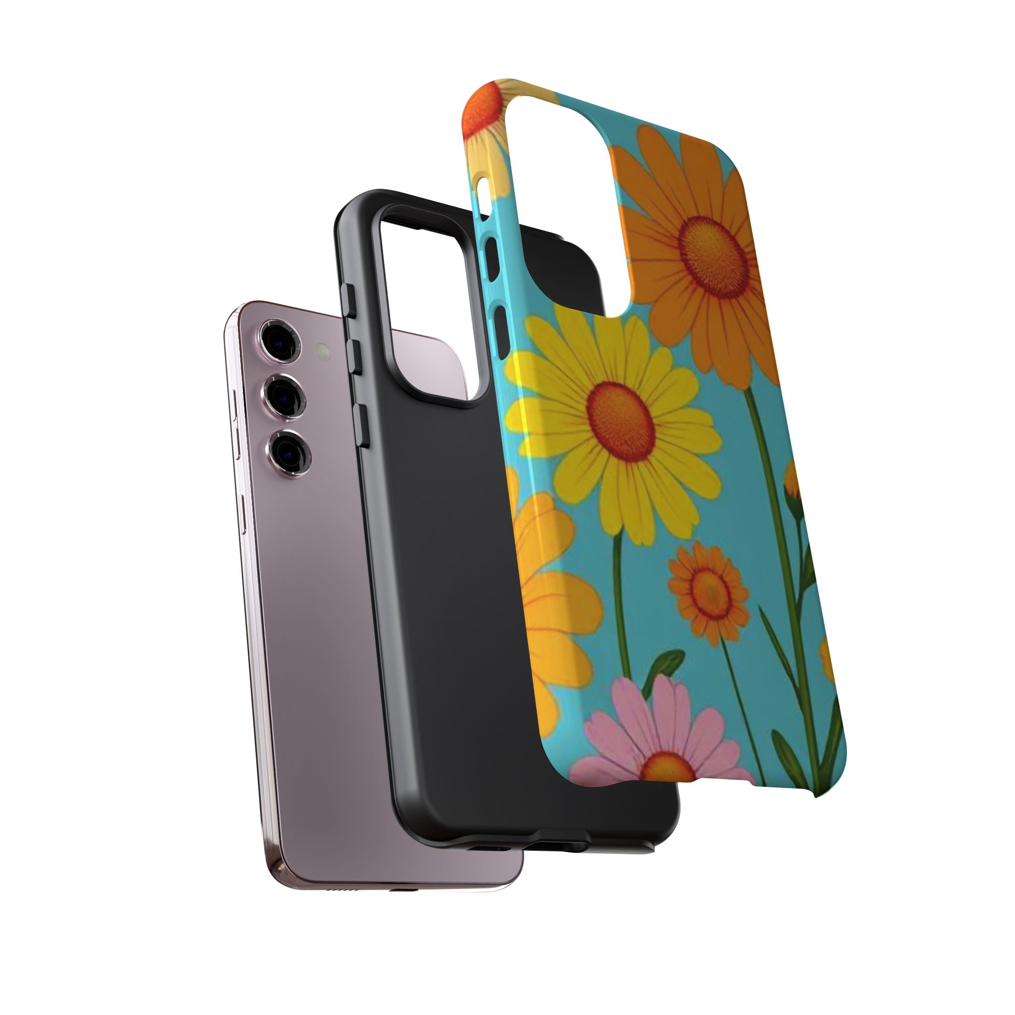 Floral Daisy Tough Case for Android