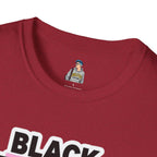 Unisex Softstyle T-Shirt - Black Trans Lives Matter Statement Tee