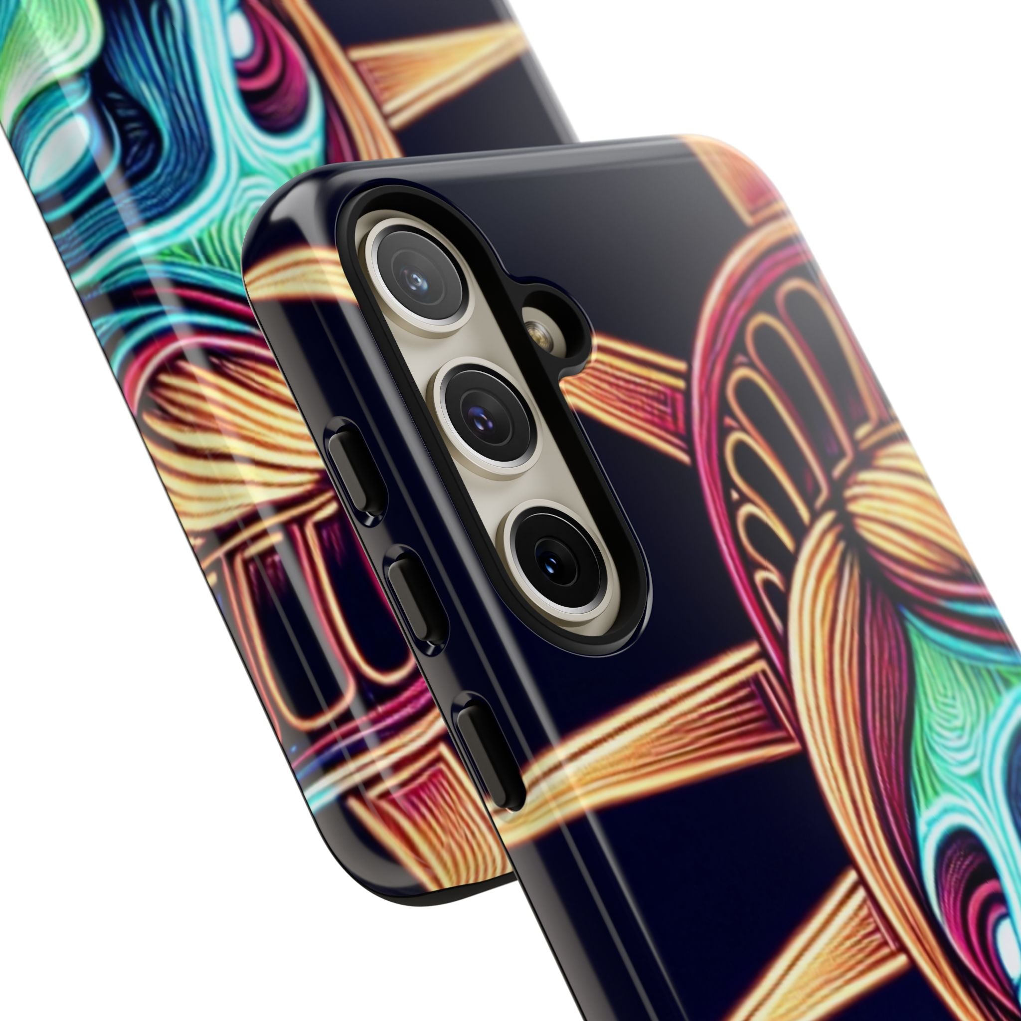 Statue of Liberty Neon Glowing Art Tough Case for Android & iPhone