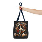 Love Costs Nothing, Give It Away Flag Tote Bag