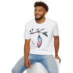 Trans Caterpillar to Butterfly Transformation T-Shirt, Unisex Graphic T-Shirt