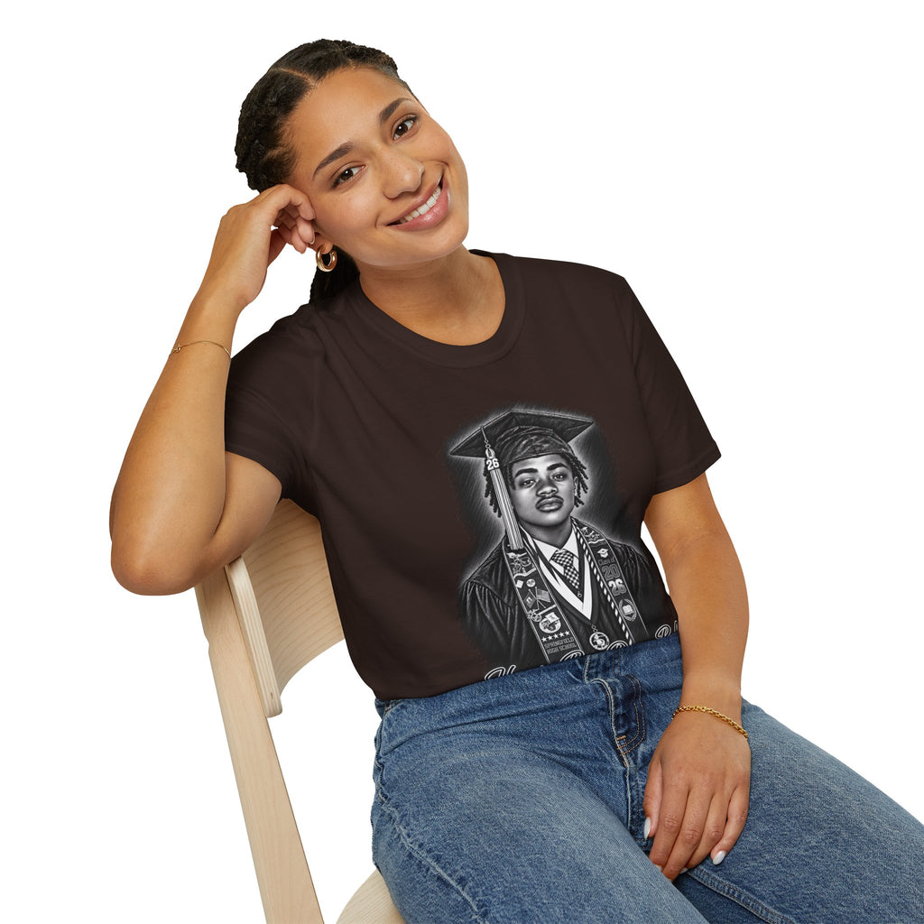 Portrait Front and Back - In Memory of Pierre Damas Bel T-Shirt
