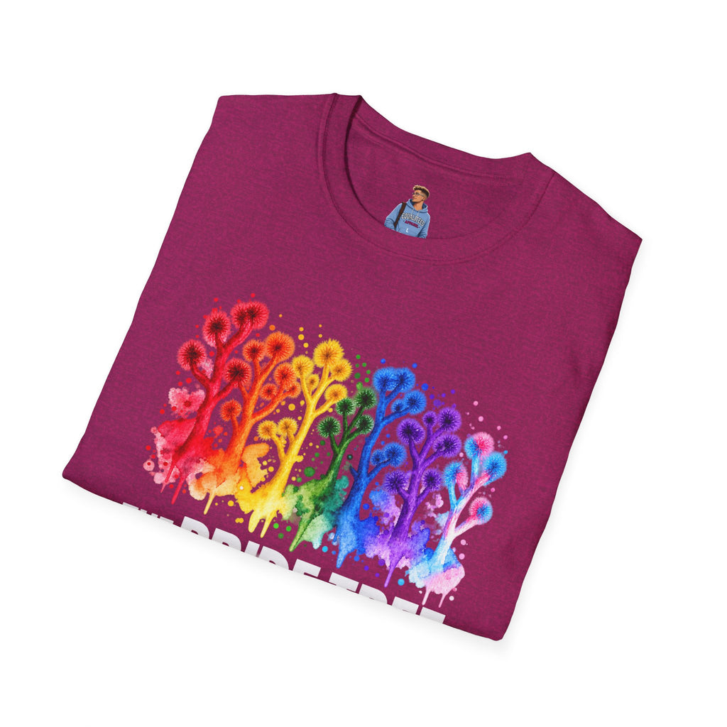 Pride Tree Las Vegas White Text T-shirt