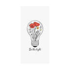 Inspirational Matte Vertical Poster - 'Be the Light'