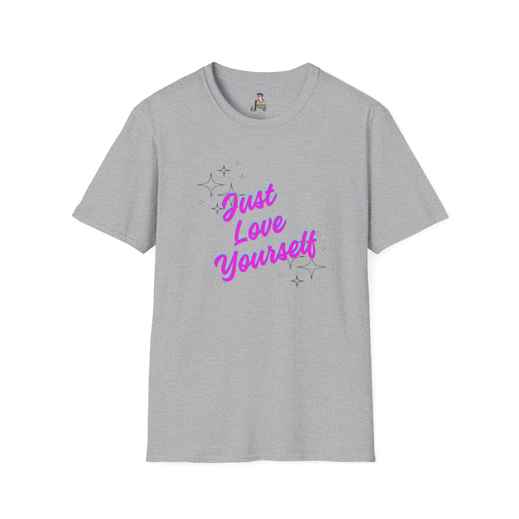 Just Love Yourself Unisex Softstyle T-Shirt - Motivational Tee for Self-Love