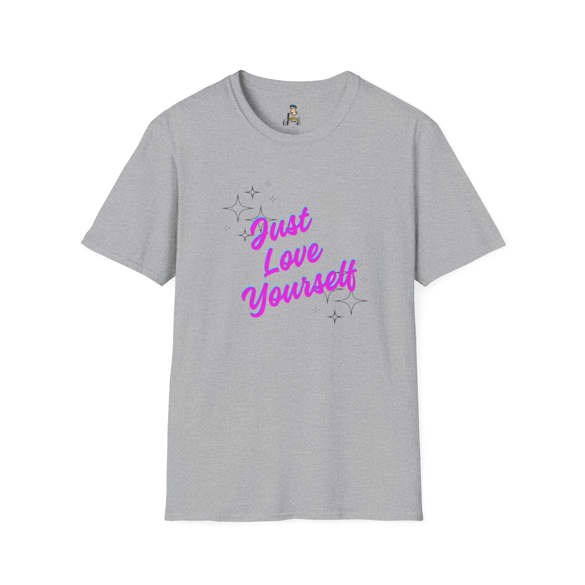 Just Love Yourself Unisex Softstyle T-Shirt - Motivational Tee for Self-Love