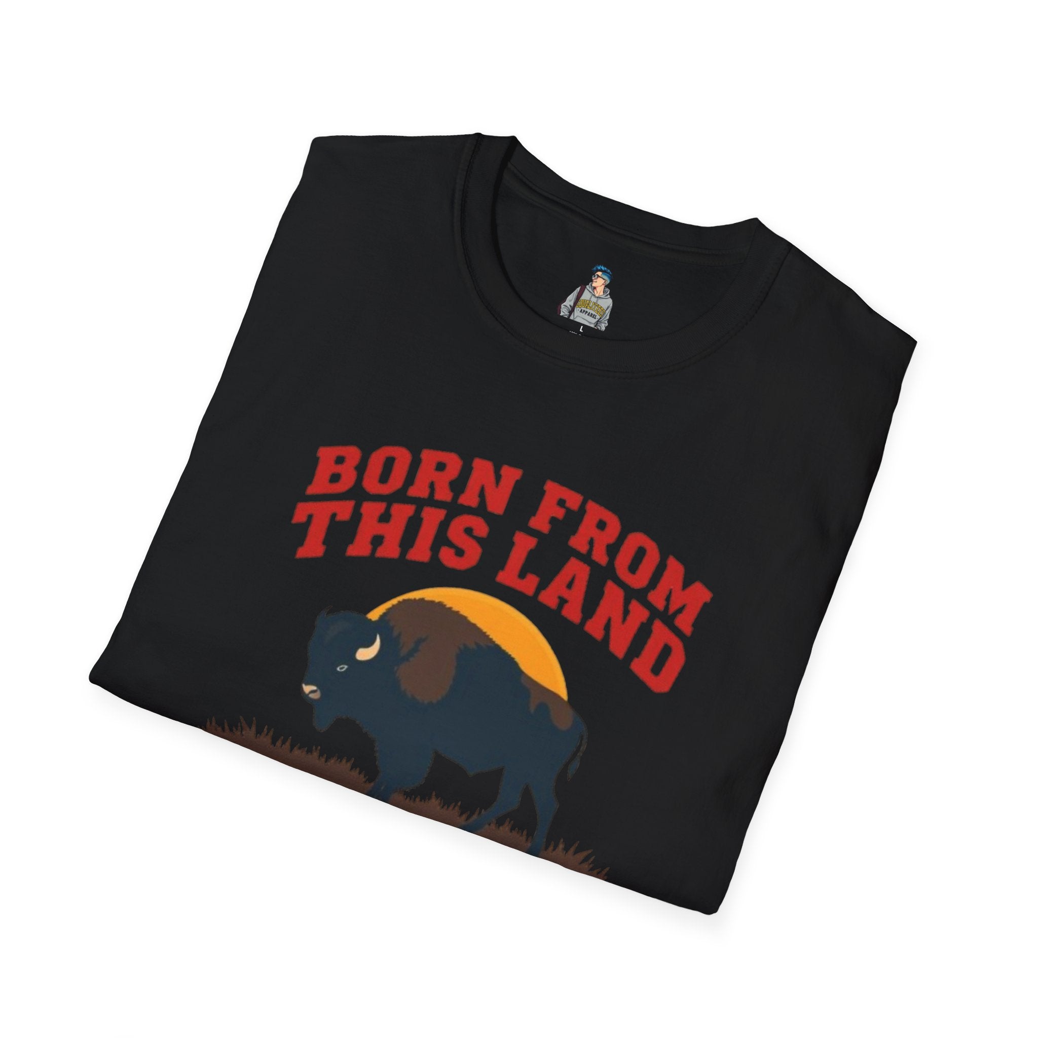 Born From this Land Native and Proud T-Shirt