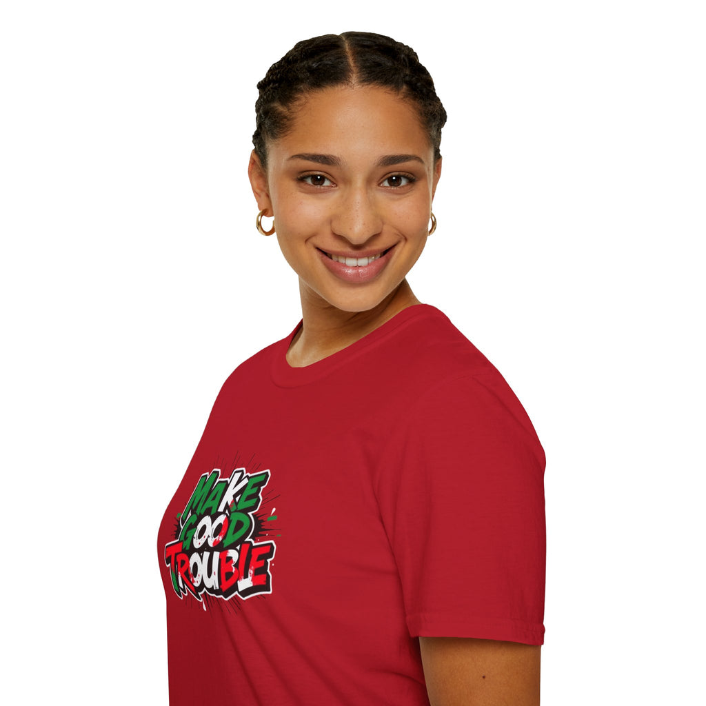 Make Good Trouble T-shirt  Fun Graphic Tee for Activists & Trendsetters